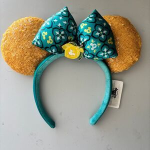 Disney Parks Epcot Saluti Limoncello Italy Minnie Mouse Ears Headband Lemon